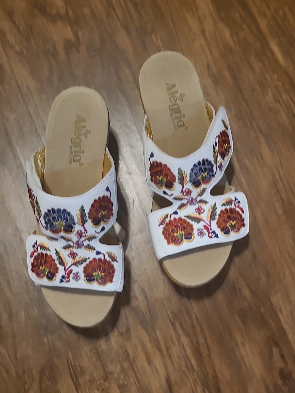 Alegria Linn Floral Print Slide-on Sandals LIN-600N Women's 10.5-11/41